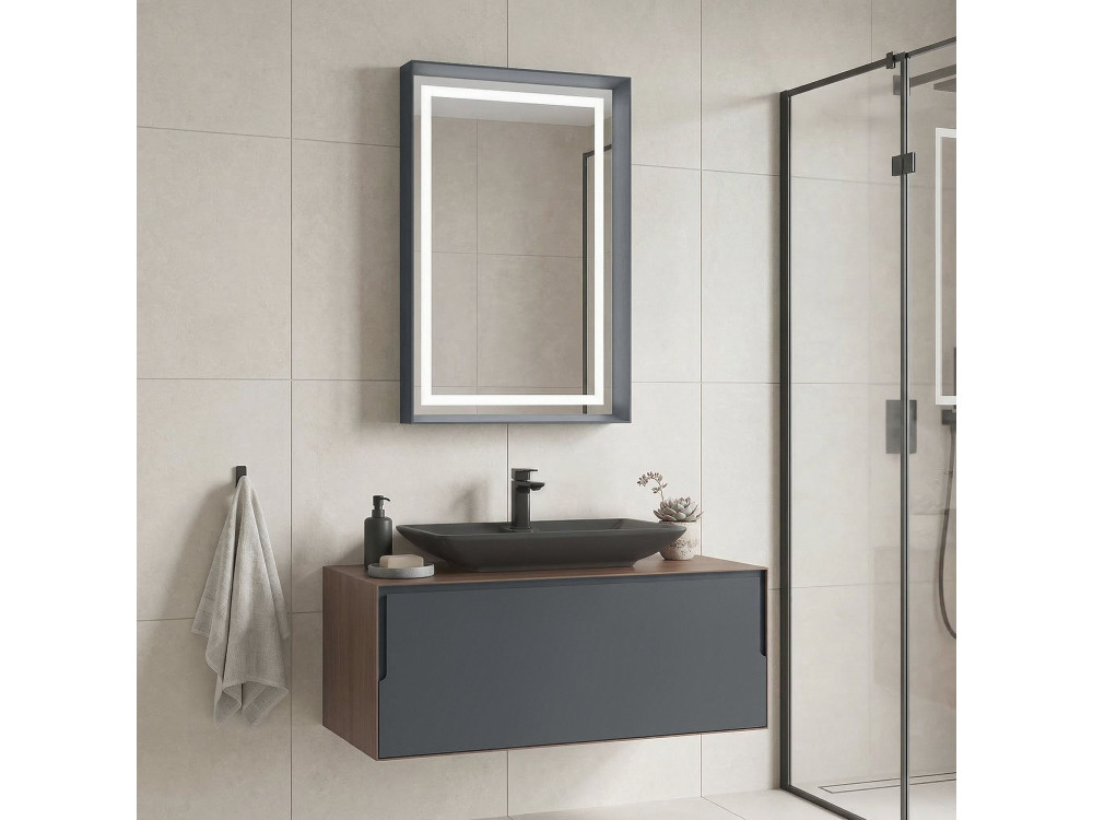 Parametre 1 Noyer, Anthracite Parametre 2 100 x 50 x 40 cm