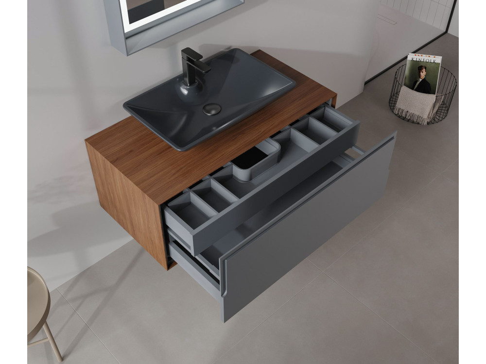 Parametre 1 Noyer, Anthracite Parametre 2 100 x 50 x 40 cm