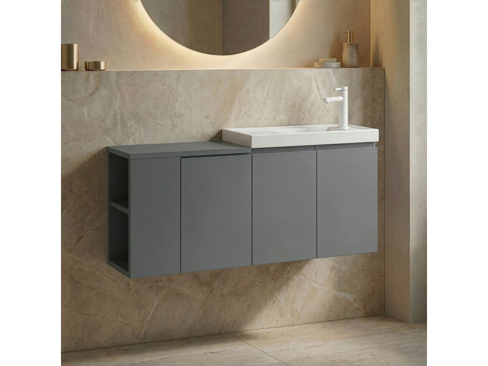 Parametre 2 110 x 22 x 45 cm Parametre 1 Gris Mat