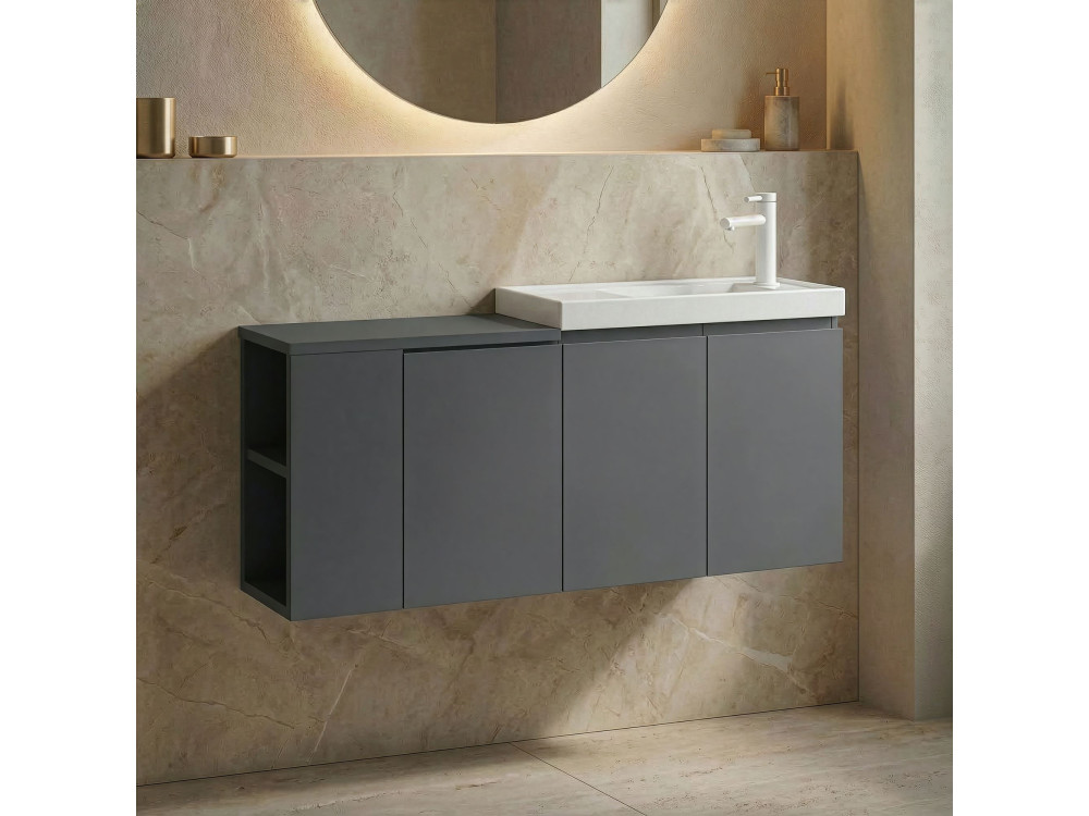 Parametre 2 110 x 22 x 45 cm Parametre 1 Anthracite Mat