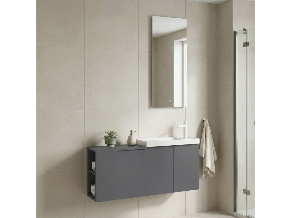 Parametre 2 110 x 22 x 45 cm Parametre 1 Gris Mat