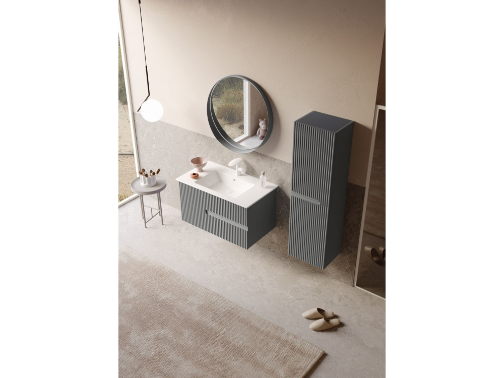 Parametre 2 90 x 7 x 90 cm Parametre 1 Gris Mat