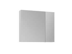 "Nuvola 80 v2" Bathroom Cabinet with Mirror - 75 x 16 x 66 cm - Cashmere