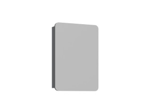 "Orbit 50" Bathroom Cabinet with Mirror - 50 x 16 x 71 cm - Anthracite
