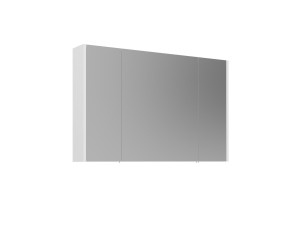 "Arno 100" Bathroom Cabinet with Mirror - 100 x 16 x 66 cm - White