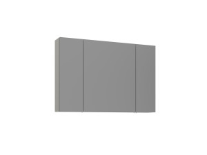 "Bari 100" Bathroom Cabinet with Mirror - 97 x 16 x 66 cm - Matte Cashmere