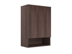 "Bosco Lume 70" Bathroom Cabinet - 70 x 36 x 100 cm - Dark Walnut