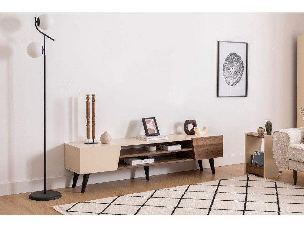 Clark" wooden TV stand - 180 x 37 x...