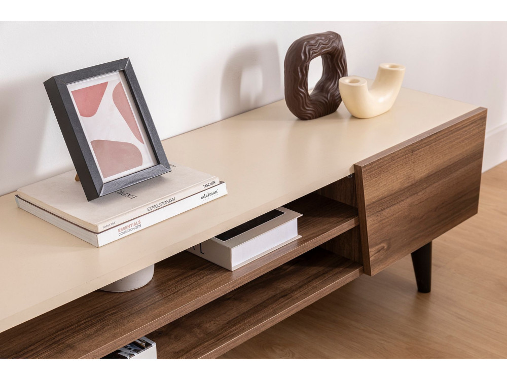 Clark" wooden TV stand - 180 x 37 x...