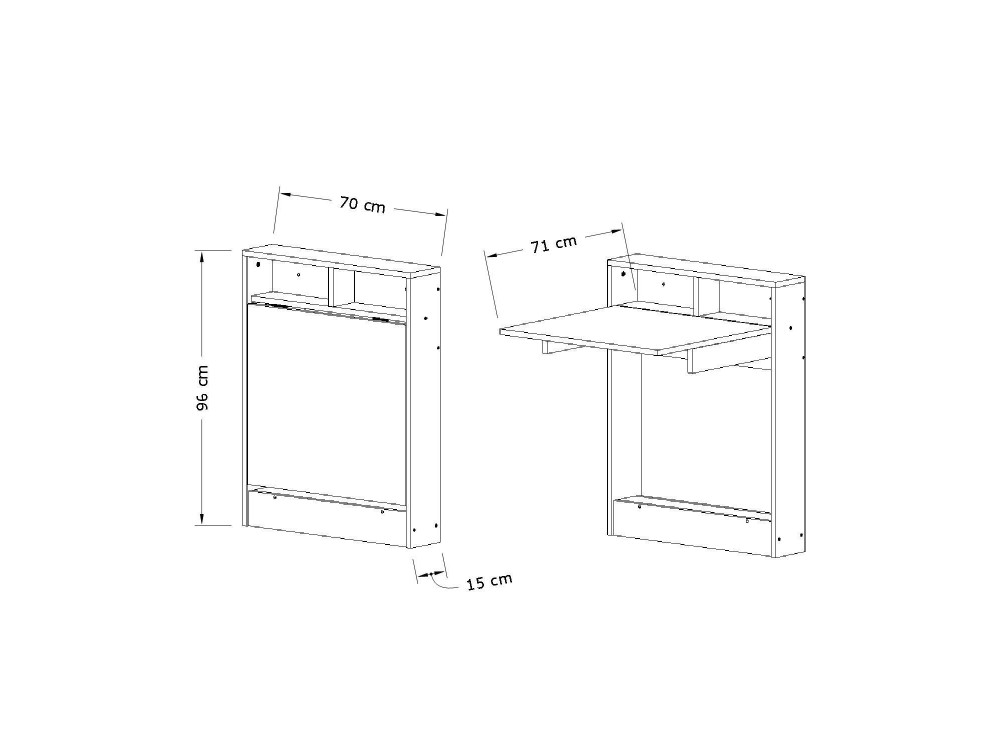 Bracked" folding wooden dining table...