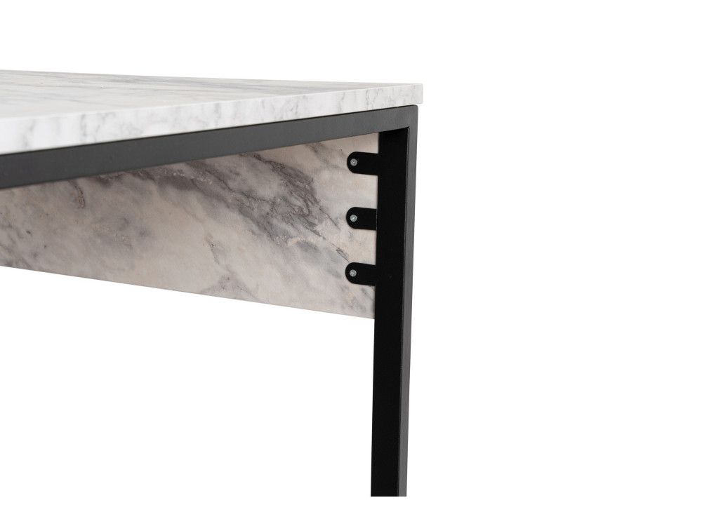 Twin" double desk with 2 wooden...