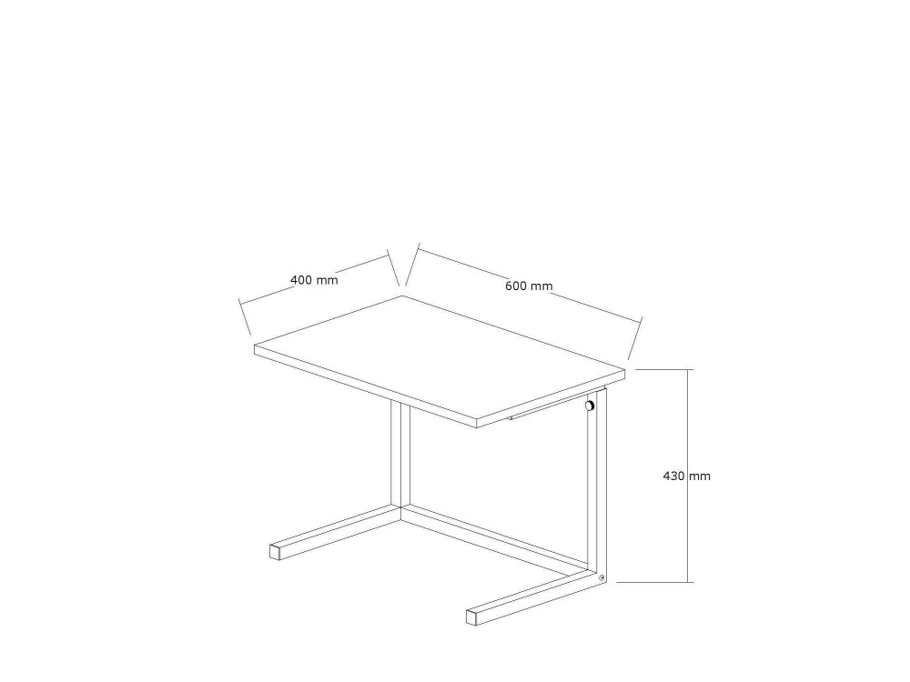Sparkle" wooden occasional desk - 60...