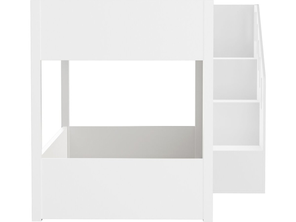 "Léana" Wooden Bunk Bed with Stairs...