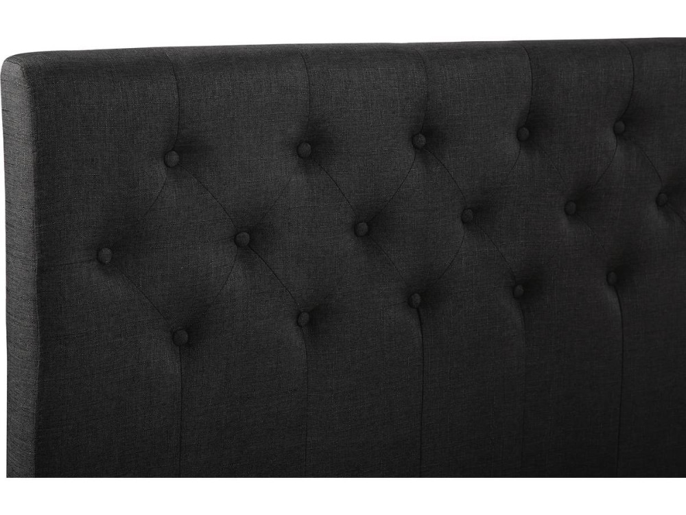 "Emmy" bed - 140 x 190 cm - Grey