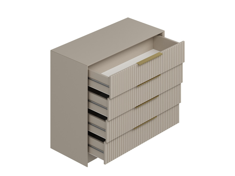 Kale" wooden chest of drawers - 100 x...