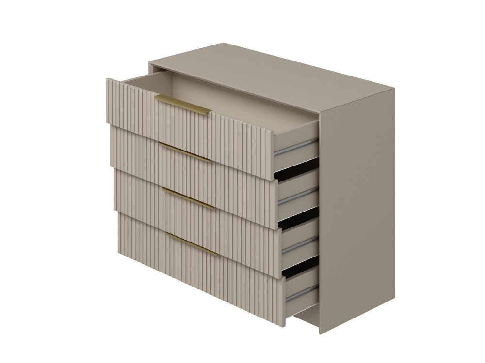 Kale" wooden chest of drawers - 100 x...