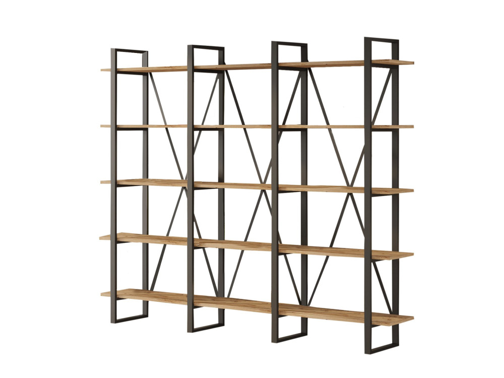 ML4" wooden bookcase - 219 x 34 x 180...