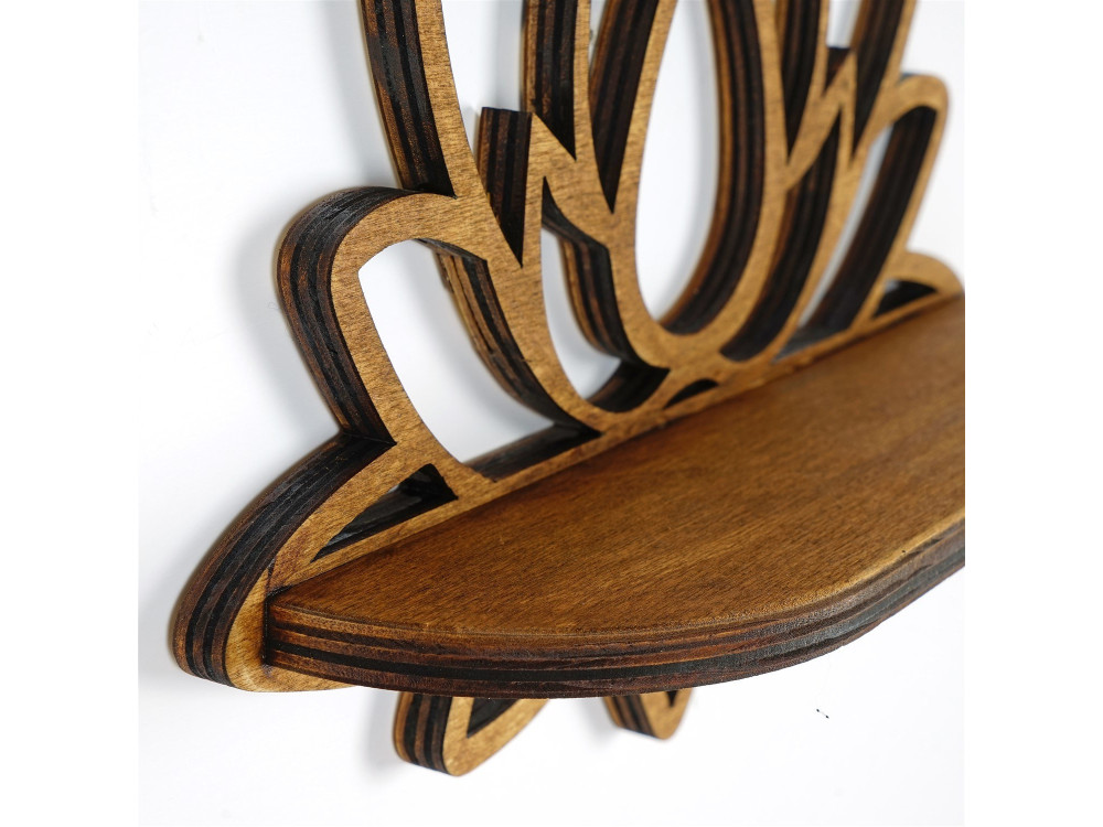 Raf264" wooden wall shelf - 33 x 10 x...