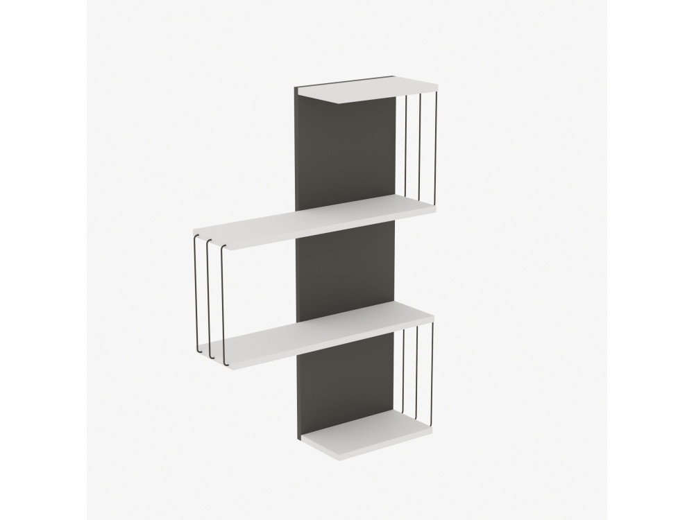 Cambel" wooden wall shelf - 64 x 19 x...