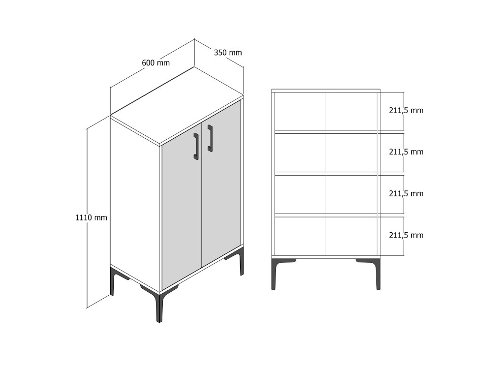 Parametre 1 Noyer, Anthracite