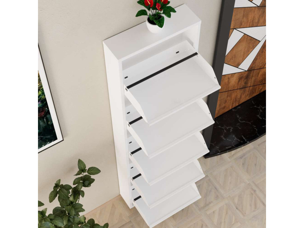 Ayse" metal shoe cabinet - 50 x 15 x...