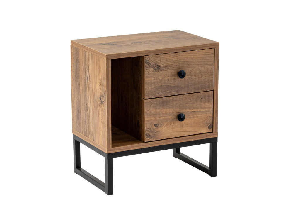 Glimmer" wooden bedside table - 45 x...