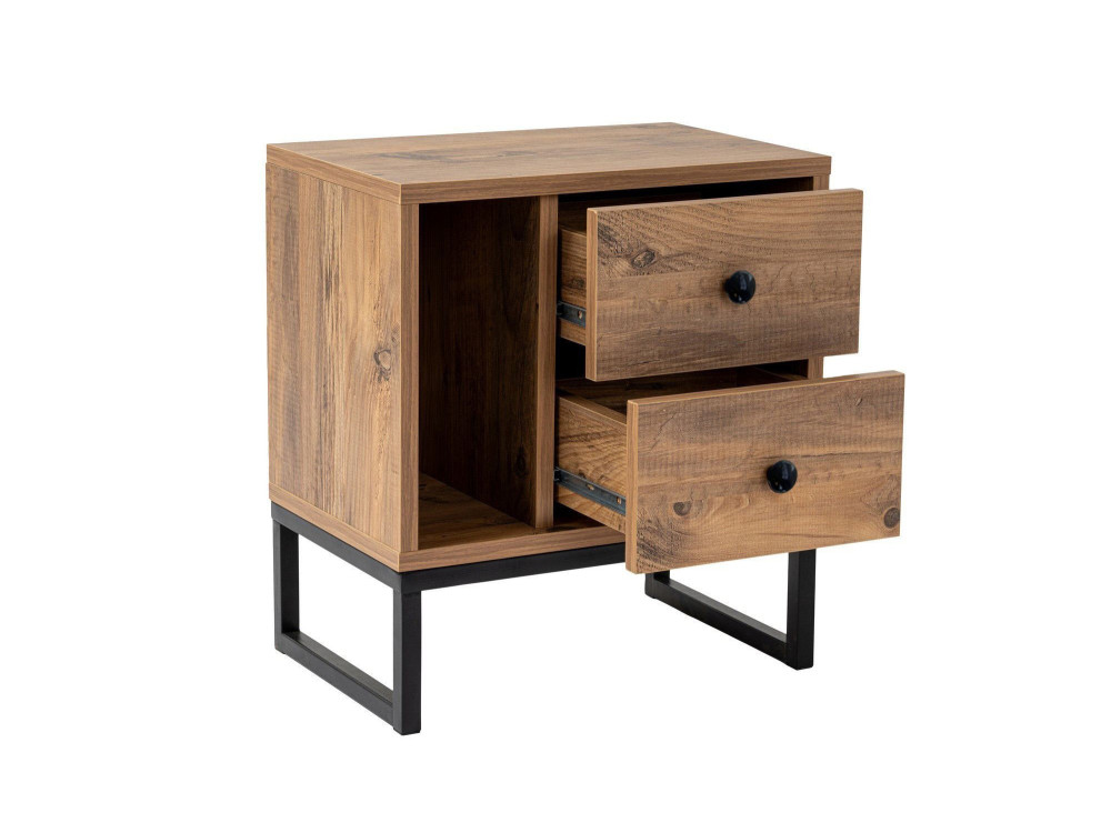 Glimmer" wooden bedside table - 45 x...