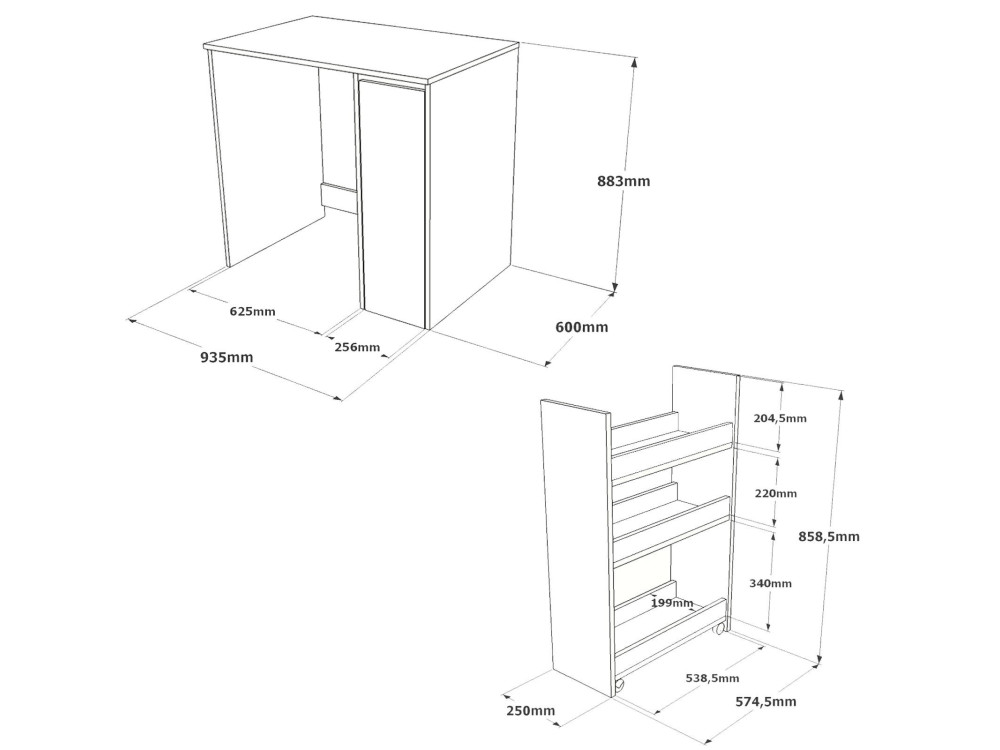 Tera" wooden washing machine cabinet...