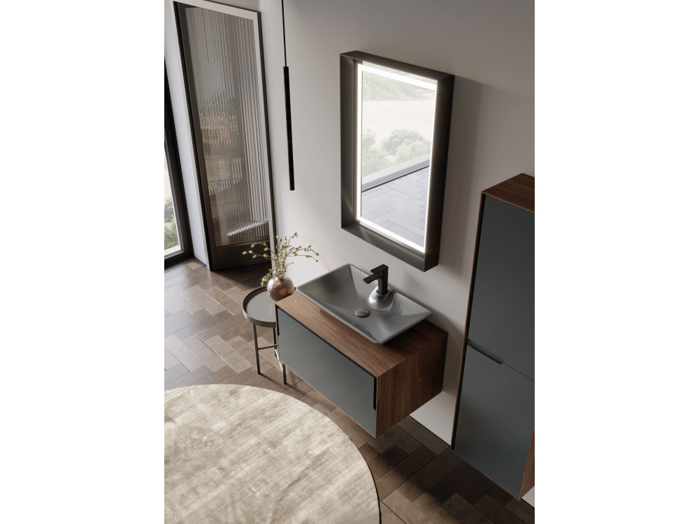 Parametre 1 Noyer, Anthracite Parametre 2 60 x 10 x 90 cm