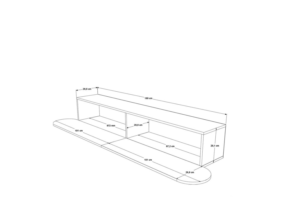 Parametre 1 Pin Atlantique Parametre 2 180 x 31.6 x 29.6 cm