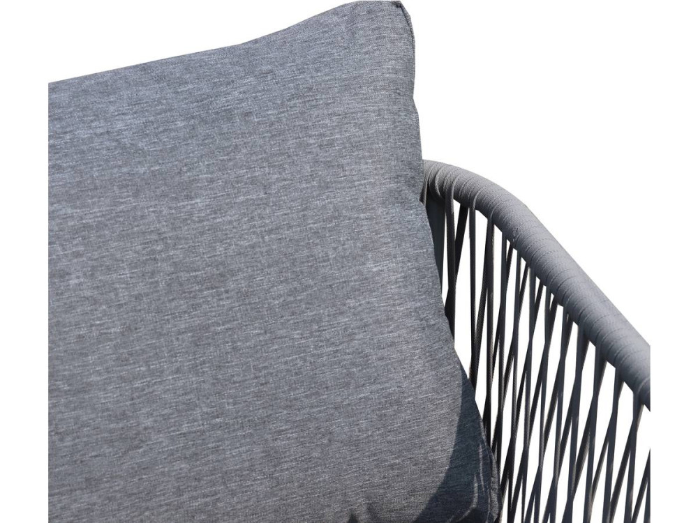 Zanzibar woven rope garden furniture - Light grey