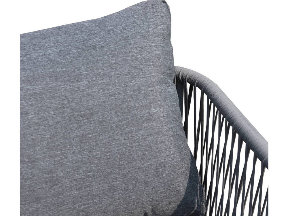 Zanzibar woven rope garden furniture - Light grey