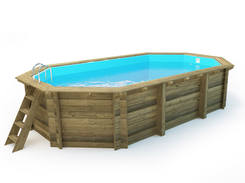 Palma 130" wooden pool - 7.57 x 4.07 x 1.31 m