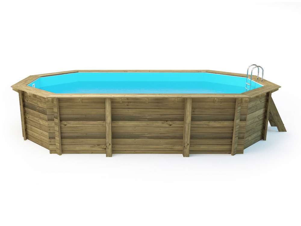 Palma 130" wooden pool - 7.57 x 4.07 x 1.31 m