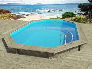 Florida 130" wooden pool - 6.57 x 4.57 x 1.31 m