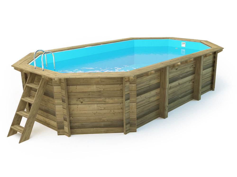 Florida 130" wooden pool - 6.57 x 4.57 x 1.31 m