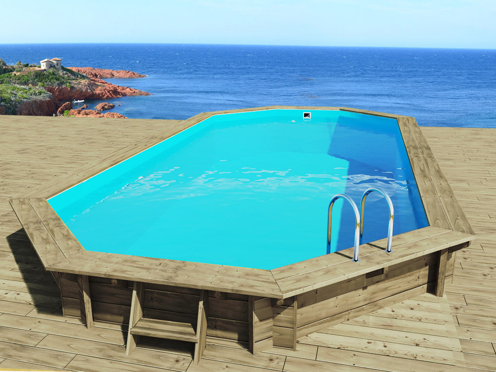 Sevilla 145" wooden pool - 8.57 x 4.57 x 1.45 m