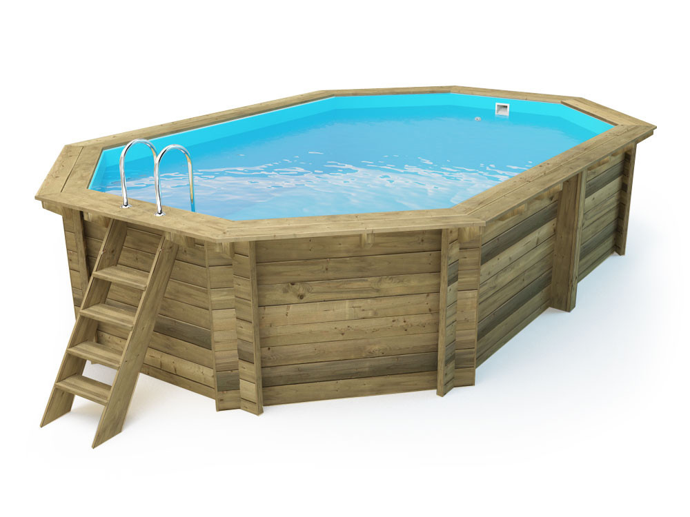 "Miami 130" Wooden Pool - 4.86 x 3.36 x 1.30 m