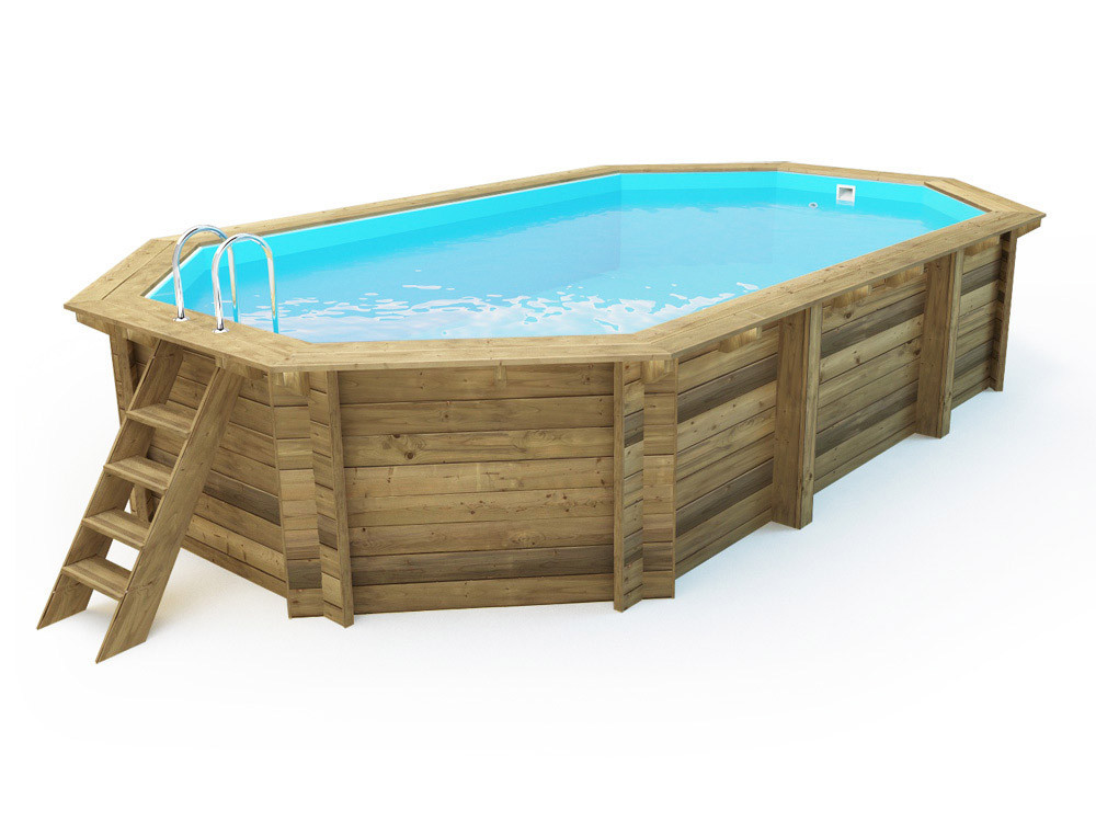 Brazilia 145" wooden pool 5.86 x 3.86 x 1.44 m