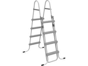 Milo" pool stairs with child safety system - Grey