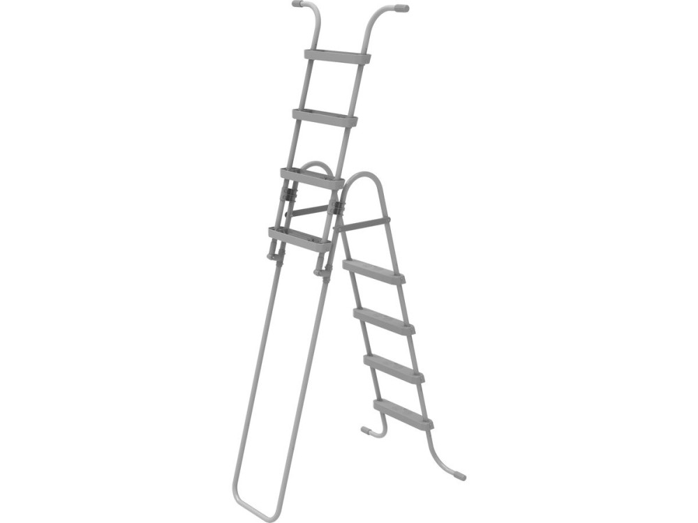 Milo" pool stairs with child safety system - Grey