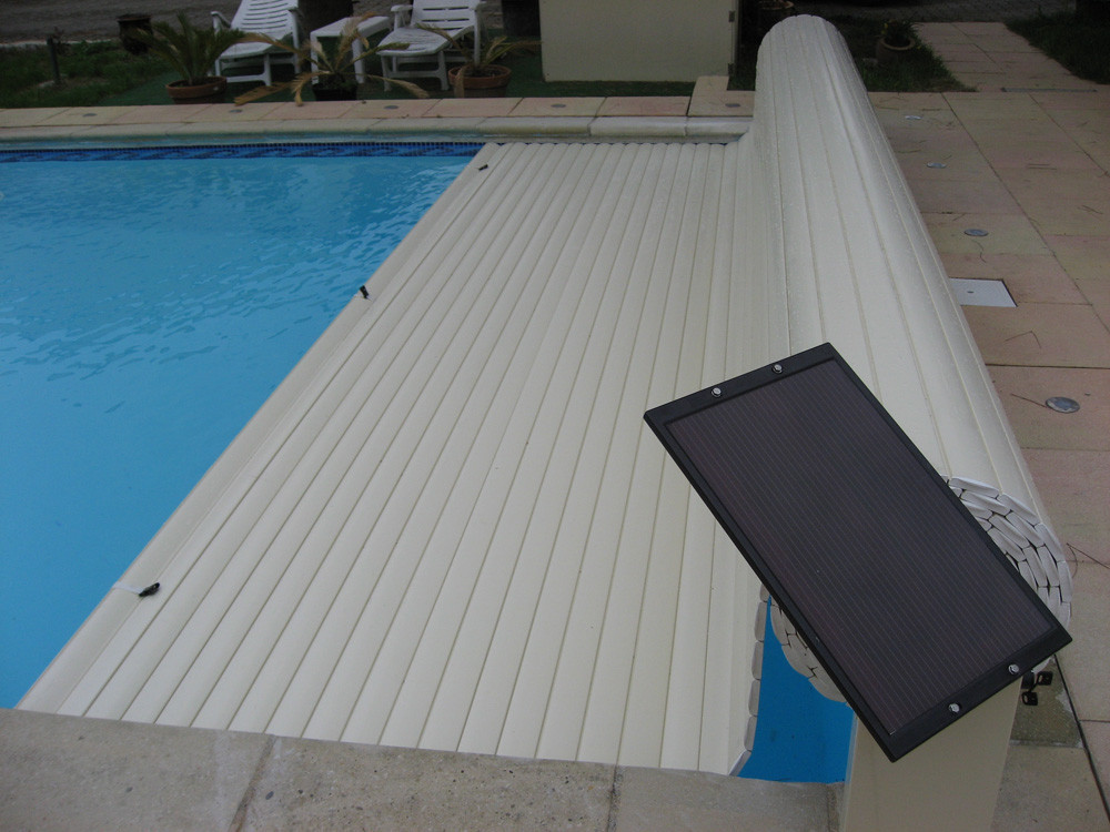Golden Roll" above-ground solar roller shutter - 10 x 5 m