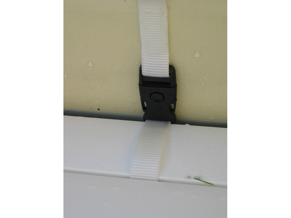 Mouv &amp; Roll" above-ground roller shutter for Florida pool