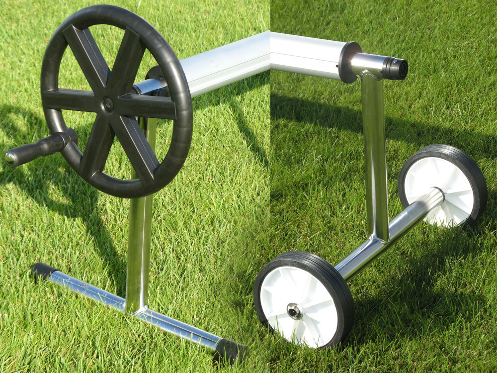 Mobile solar blanket reel small model up to 5m