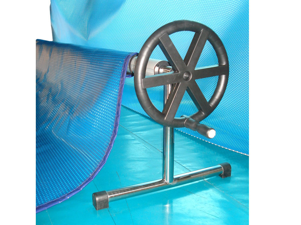 Mobile solar blanket reel small model up to 5m