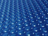 Kolanta swimming pool bubble cover - 400 µ - 1 side edging - blue