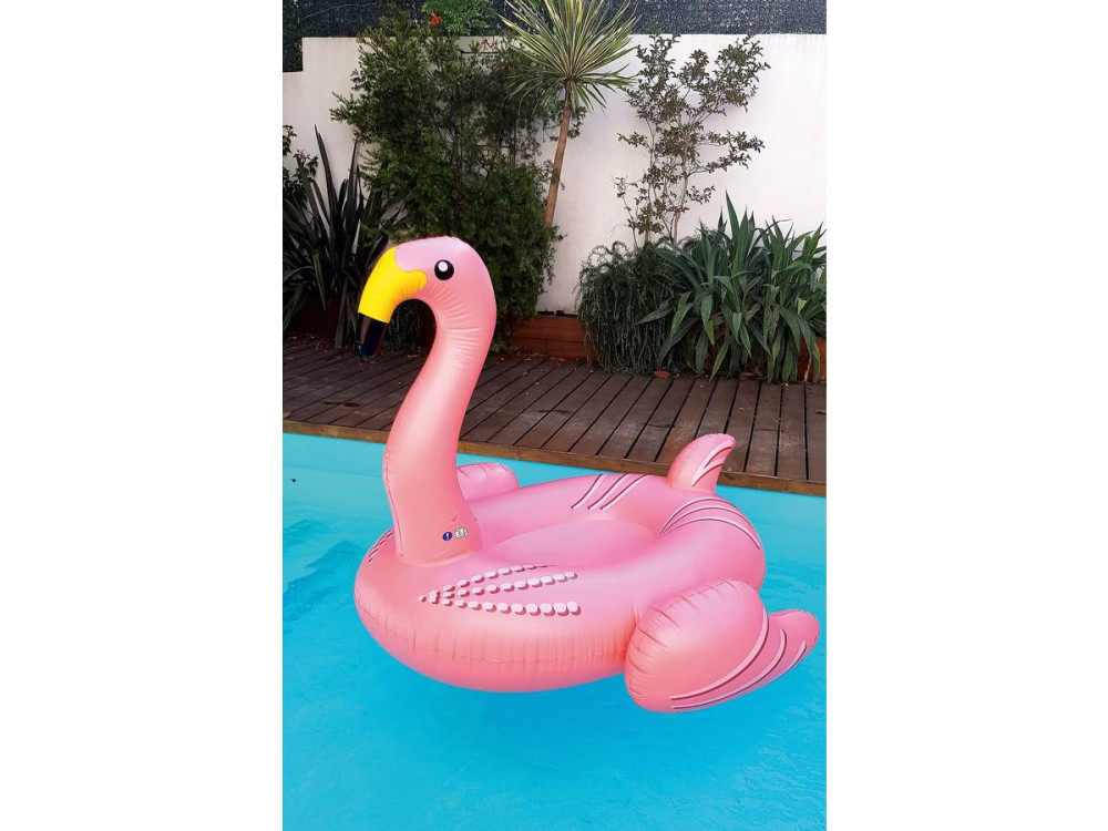 Giant Pink Flamingo" buoy - 182 x 143 cm - Pink