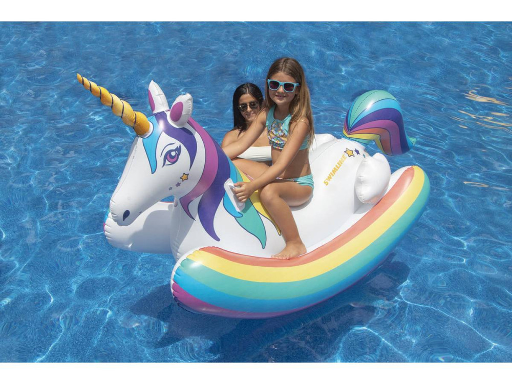 Magic the Unicorn" buoy - 218 x 122 x 91 cm - Multicolored