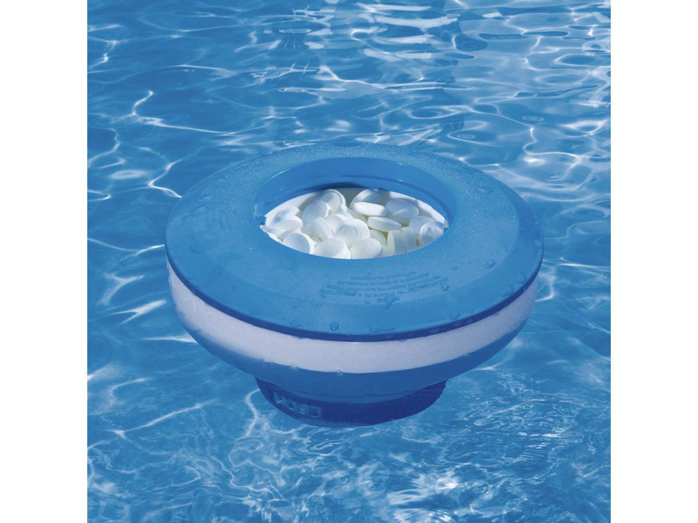 Floating chlorine diffuser