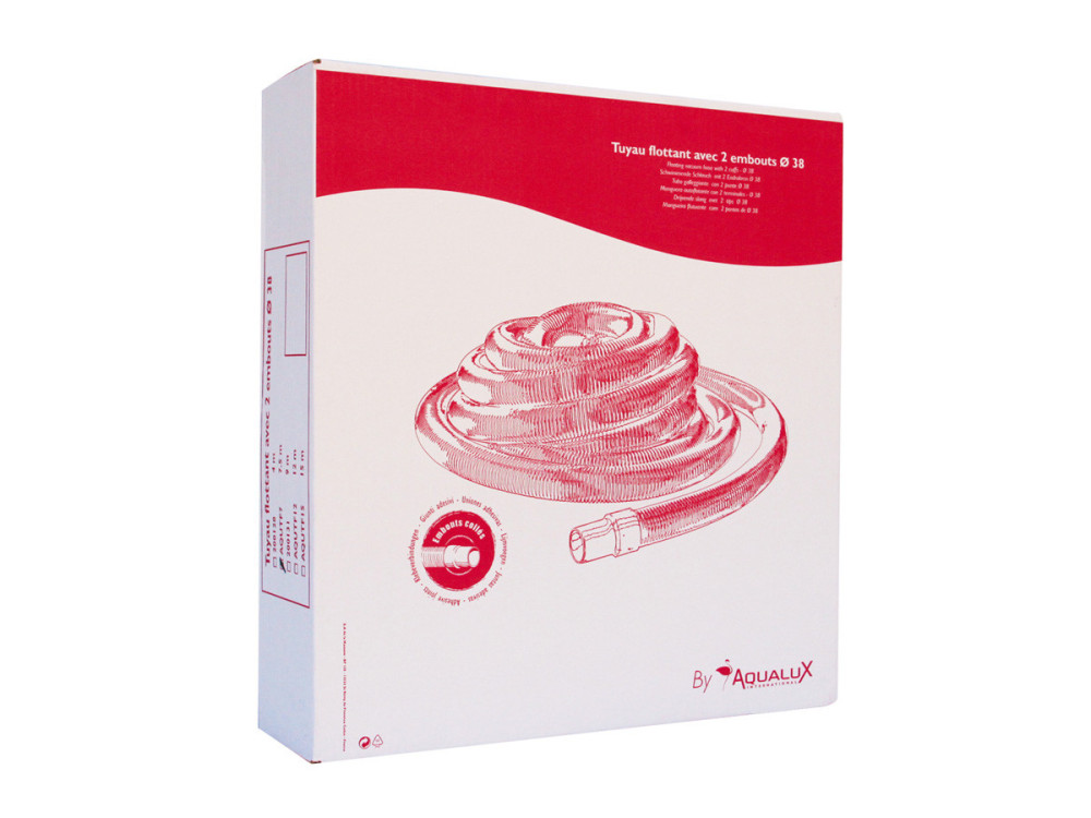 Floating hose 2 pre-cut ends - 7.5 m, Ø 38 mm